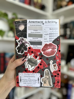 ZESTAW Fantasy/Romantasy 16+ z malowanymi brzegami + zakładka z breloczkiem #324