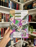 ZESTAW Fantasy 15+ z malowanymi brzegami + zakładka z breloczkiem #356